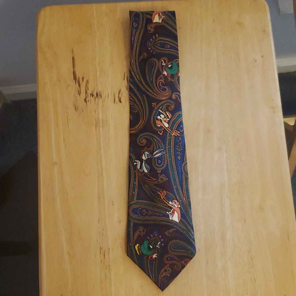 Looney Tunes Mania Characters 1994 Tie
